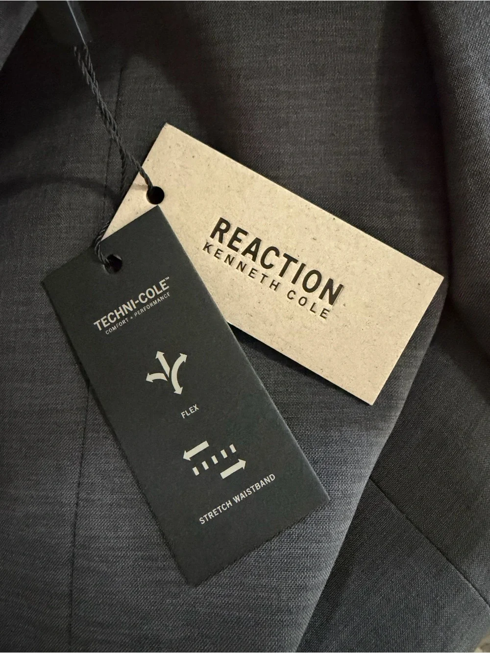 NWT Kenneth Cole Reaction Modern Fit Notch Lapel Suit Separate Jacket